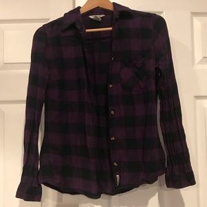 Purple Plaid Flannel